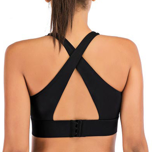 Sujetador Deportivo Transpirable de Alta Sujeción con Espalda Cruzada y Push-Up de Spandex para Mujer, para Gimnasio, Yoga y Fitness - Product Image 2