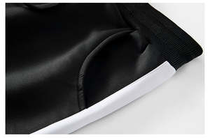 Ensembles de survêtements personnalisés OEM 100 % coton avec empiècements, logo personnalisé, légers, coupe-vent, pour hommes - Product Image 2