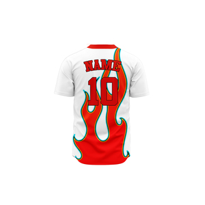 Maillots de baseball personnalisés en polyester de haute qualité pour hommes, broderie pour équipes, sublimation, vente en gros - Product Image 4