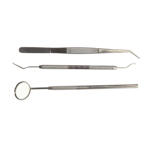 Kits de revisión dental más vendidos con espejo bucal, sonda y pinzas para pedidos al por mayor para clínicas - Product Image 1