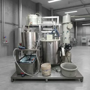 Mélangeur émulsifiant semi-automatique industriel pour viande avec système de traitement sous vide pour pâte de viande, farce à saucisses et aliments transformés - Product Image 1
