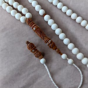 Tasbih Misbaha de Hueso Natural, Rosario de Oración Hecho a Mano al por Mayor - Product Image 4