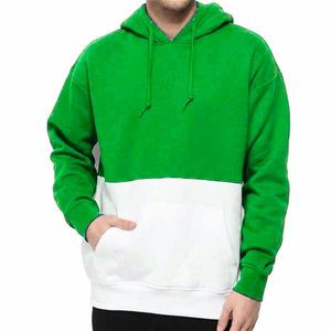 เสื้อฮู้ดผู้ชายสีม่วงขาว ทรงปกติ สวมใส่สบาย มีกระเป๋า ผ้าฝ้าย 100% เฟรนช์เทอร์รี่ - Product Image 6