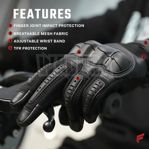 Bulk <b>Paintball</b> Tactical Gloves Anti-Slip Knuckle Protection Breathable Impact Resistant Gloves OEM Manufacturer - Product Image 5
