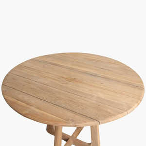 Elegante Mesa de Comedor de Madera de Teca Sólida, Diseño Moderno, Mesa de Madera de Lujo para Muebles del Hogar, Duradera, Impermeable, para Hostelería - Product Image 2