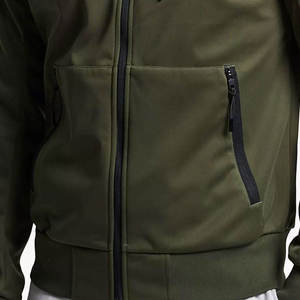 Custom Men's Hooded Softshell <b>Jacket</b> <b>Waterproof</b> Windproof Full Zip Outdoor Hiking Workwear <b>Winter</b> OEM Logo Wholesale - Product Image 2