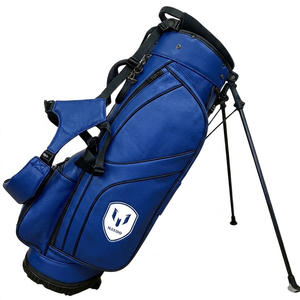 Design Your Own Product Low MOQ Leather <b>Golf</b> Bags For Sale High Quality Customized Embroidered Logo PU Leather <b>Golf</b> Bag - Product Image 1