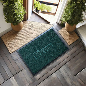 Alfombra de Bienvenida con Diseño de Flecha, de PVC, Poliéster y Goma, Rectangular, Hecha a Máquina, Antideslizante, Lavable, Duradera, Ecológica, para Exteriores, Hogar, Hotel - Product Image 2