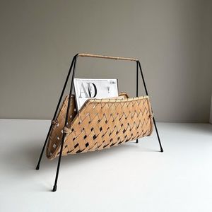 Cesta pequeña de almacenamiento, organizador de mesa, cesta para revistas, organizador de escritorio, cesta para revistas, soporte para revistas - Product Image 1