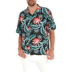 Chemise hawaïenne à manches courtes pour homme, personnalisable, nouvelle collection été, élégante, décontractée, respirante, séchage rapide et infroissable, idéale pour les vacances - Product Image 1