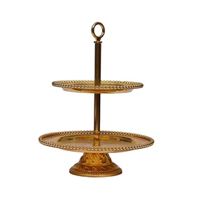 Three Tier Stainless Steel Cake Stand Round Dessert Display Party <b>Cupcake</b> Serving <b>Tray</b> Home Tabletop Decor Cake Stand - Product Image 4