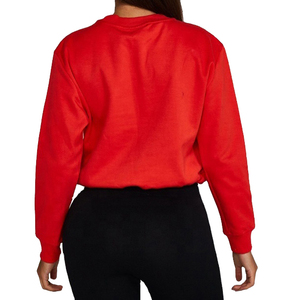 เสื้อสเวตเชิ้ตผ้าฟลีซลำลองสำหรับผู้หญิงแขนยาวทรงหลวมคอกลม - Product Image 6