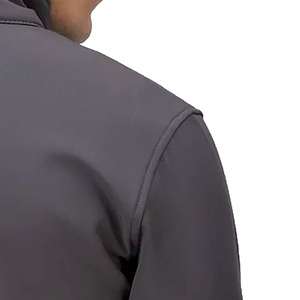 <b>Men</b>_s XL Directly Manufacturer Heated Winter Softshell <b>Jackets</b> Breathable <b>Long</b> Leather Fabric Stand Collar Top OEM Service - Product Image 4