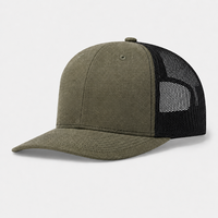 Casquette de baseball vintage en toile de coton délavée, 6 panneaux, maille, snapback, pour hommes et femmes, idéale pour le golf, la pêche, personnalisable