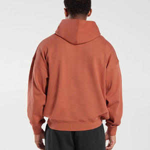 Sudadera con Capucha de Corte Cuadrado Personalizada, Tejido Rico en Algodón, Marca Privada, MOQ Bajo, Fabricante - Product Image 6