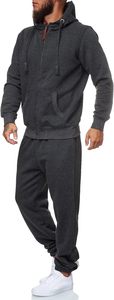 Polyester Spandex Tracksuit <b>Men</b> <b>Slim</b> <b>Fit</b> Zipper Hoodie <b>Joggers</b> Breathable Fabric Custom Heat Transfer Printing - Product Image 5