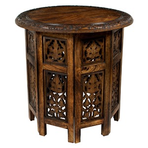 Table d'appoint traditionnelle artisanale en bois de Sheesham écologique Aqdus Saleem - Product Image 6