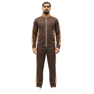 Chándal Reversible Ecológico para Hombre, Color Verde Oliva, con Bloques de Color, Manga Larga, Cuello Alto, Cordón Ajustable, Estilo Urbano, Invierno - Product Image 4