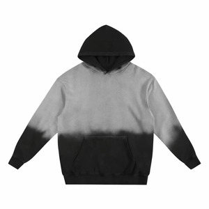 <b>Men</b> Two Tone Color Boxy Style Fleece Material 100% Cotton Eco-Friendly <b>Lined</b> Sun Faded Acid Wash Custom Breathable <b>Hoodie</b> - Product Image 1