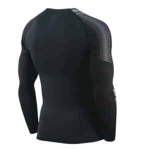 Premium Quality Men's <b>MMA</b> <b>Rash</b> <b>Guard</b> Top Long Sleeve <b>Rash</b> <b>Guard</b> Compression Sports BJJ Wear OEM Custom <b>Rash</b> <b>Guard</b> - Product Image 2