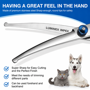Ciseaux professionnels pour toilettage des animaux, pour couper les poils des animaux, ciseaux de toilettage pour une coupe lisse et facile, professionnels - Product Image 5