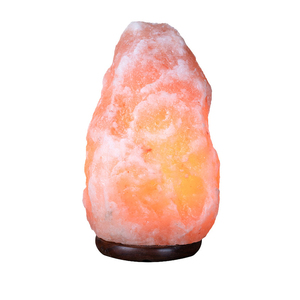 Lámpara de Sal Rosa del Himalaya Ecológica, Tallada en Forma Cuadrada, Moderna/Decorativa, con Luz Cálida, para Decoración del Hogar y Feng Shui - Product Image 1