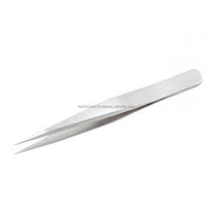 Pinzas doradas para joyería, herramientas de acero inoxidable, 13cm, 16cm - Product Image 6
