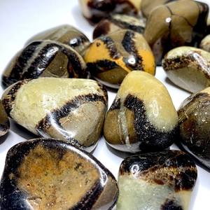 Pierres Roulées Septariennes Naturelles, Cristal de Guérison Poli, Style Amour, Écologiques, 2-3cm, pour Décoration Maison, Mariage, Énergie Reiki - Product Image 2