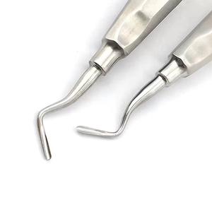 Elevadores Quirúrgicos Dentales de Acero Inoxidable con Agarre Ergonómico, Instrumento Manual Clase I con Certificación CE, Color Plateado - Product Image 2