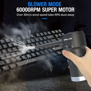 (ABC) Aspirapolvere e Compressore d'Aria Ricaricabile 2-in-1 Senza Fili, 8000PA, Portatile, Mini, per Auto e PC - Product Image 3