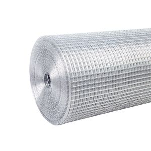 1/4 \ "23 Gauge di rete metallica per polli 48 \" x100 \ "rotoli di rete metallica saldata a gabbia per rete metallica in acciaio da giardino rialzata - Product Image 4