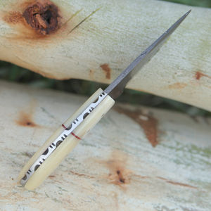 Couteau de chasse et de camping artisanal en acier inoxydable de haute qualité, personnalisable, lame fixe pour l'extérieur, options OEM, manche en bois de qualité - Product Image 5