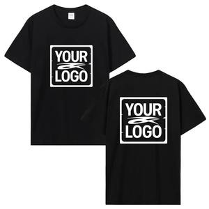 T-shirt blanc pour homme imprimé sur mesure, 100 % coton doux, manches courtes, col rond, design logo sur le devant, tissu jersey, coupe classique - Product Image 5