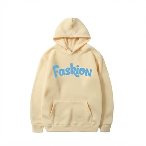 Sudadera con Capucha Extra Grande de Moda con Estampado Azul, Bolsillo Frontal, Estilo Casual Unisex para Otoño - Product Image 1