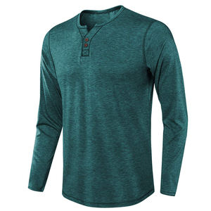 Men Cotton Casual Stand Collar Twill T Shirts Custom Logo Private Label Outdoor Custom Printing OEM ODM Wholesale Apparel - Product Image 3