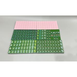 Juego de Mahjong Americano de Lujo, Plegable, de 4 Capas, 160 Piezas, en Acrílico Rosa, Esmeralda, Naranja y Verde - Product Image 6