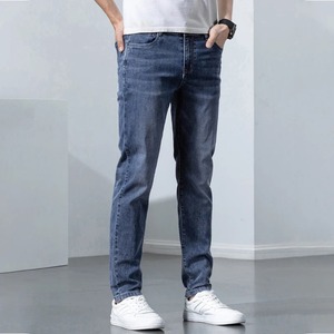 Men's Ripped Skinny <b>Jeans</b> 60% Cotton 28% Polyester 10% Viscose 2% Spandex Casual Denim Custom <b>Funky</b> Men Denim - Product Image 4