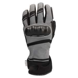 Guantes de Motocicleta de Cuero de Alta Calidad con Pantalla Táctil para Ciclismo, Color Negro y Verde, Accesorios de Carreras para Hombre - Product Image 1