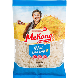 Macarrones Cortos Premium 400g Sin Gluten Sin Azúcar Bajo en Sodio OEM Marca Privada Fabricante Vietnamita Venta al por Mayor - Product Image 1