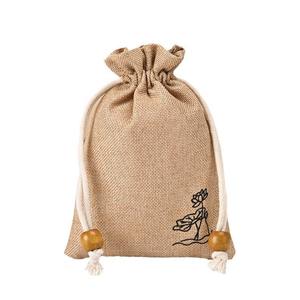 Sac de rangement pliable en jute écologique pour un rangement compact lorsqu'il n'est pas utilisé - Product Image 3