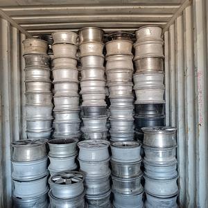 Déchets de roues en aluminium sur mesure de haute qualité, alliage 6063, blanc argenté, pureté 99,9%-99,99%, vente en gros, déchets d'alternateur inclus - Product Image 3