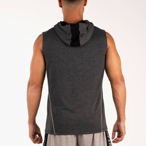 Hoodies sans manches de haute qualité, mode masculine, décontractés, pour l'entraînement, pour l'été - Product Image 2