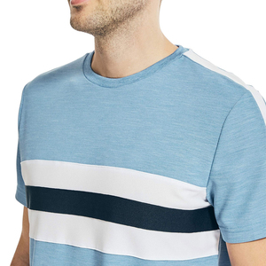 T-shirt pour homme tendance fabriqué au Pakistan, polyester/coton de haute qualité, vêtement décontracté, manches régulières, col rond, évacuation de l'humidité - Product Image 4