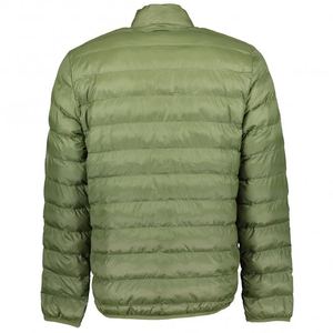 MOMENTUM Men's Burgundy Stand Collar Puffer Jacket Zipper Front Casual Windproof Quick Dry Breathable Polyester Wadding Winter - Product Image 6