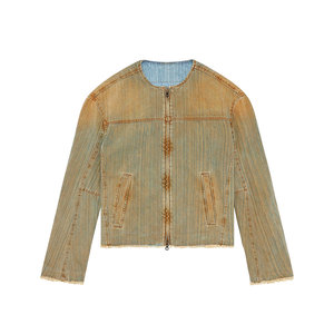 Veste en jean à capuche pour homme, personnalisée, tendance, de haute qualité - Vente chaude d'hiver - Product Image 1