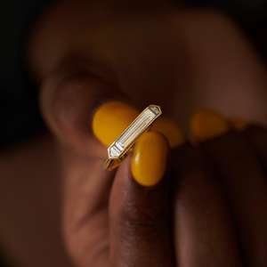 Pendientes de tuerca de diamante cultivados en laboratorio hechos a mano con certificación IGI para mujer, piedra principal de perla chapada en oro de 18 quilates y oro rosa para regalos - Product Image 4