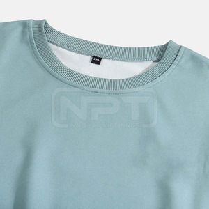 เสื้อสเวตเชิ้ตผู้ชายแฟชั่นใหม่ ผ้าฝ้ายผสมเนื้อหนา แบบเรียบ สกรีนโลโก้ได้ สวมใส่สบาย ขายส่งออนไลน์ - Product Image 3