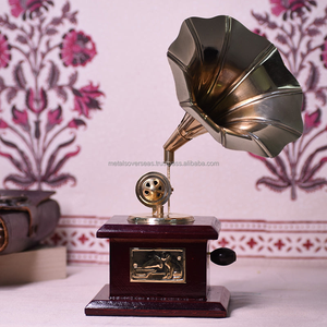 Gramófono Vintage Decorativo, Reproductor de Música Clásico, Artículo Decorativo para el Hogar, Miniatura Musical de Escritorio - Product Image 3