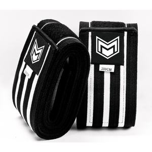 <b>Gym</b> Super Heavy Duty 78 Inch Long Elasticated Knee <b>Wraps</b> for Weightlifting <b>Gym</b> Training Knee Support for Powerlifting Squat - Product Image 2