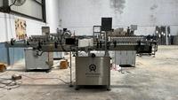 Machine d'étiquetage de bouteilles électrique automatique à écran tactile PLC, 120 étiquettes/min, monophasée, 200-2000 ml, pour l'alimentation, les boissons et les produits chimiques